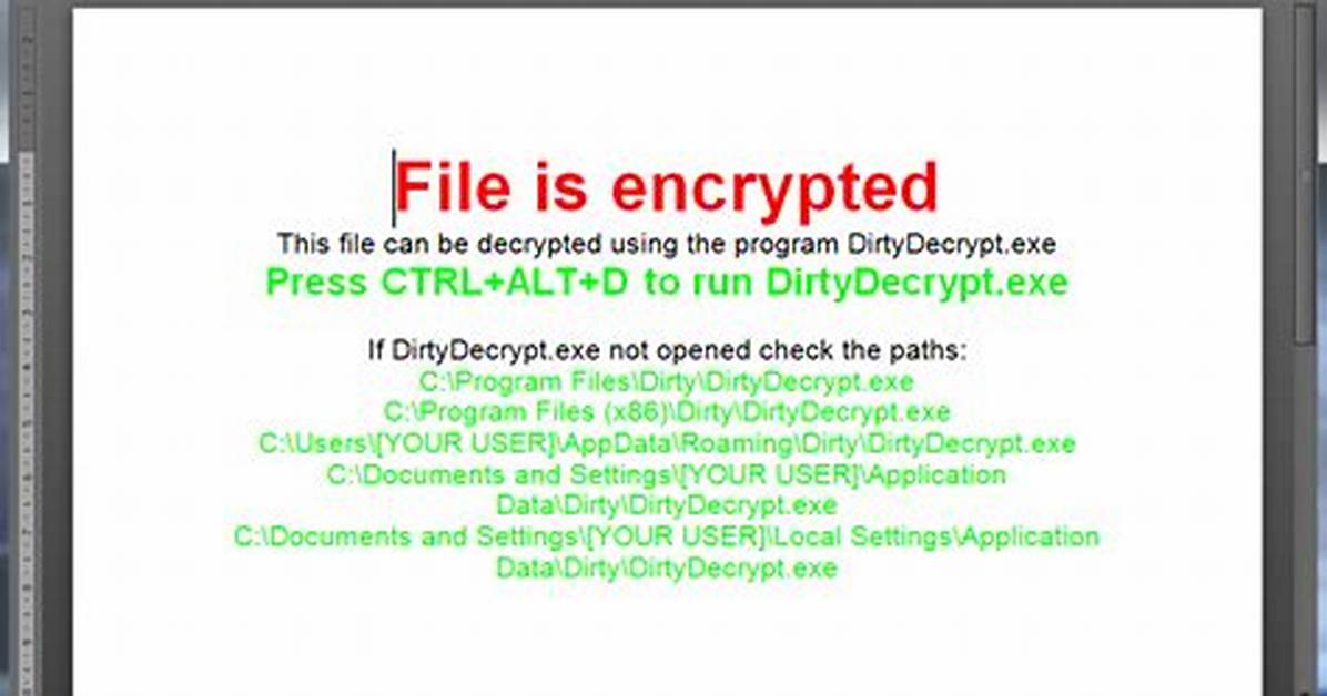 Win32/Filecoder. Mischa. A