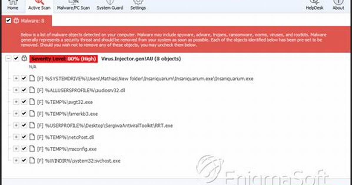 Win32/Spy. Autoit. Dm