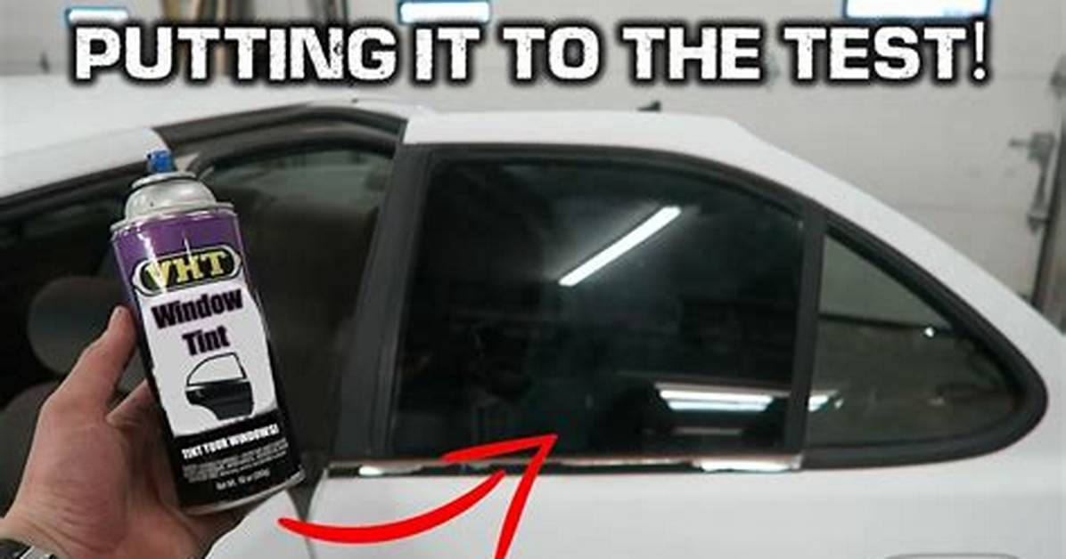 Window Tint Spray