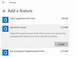 Windows 10, Sshd. Exe Missing