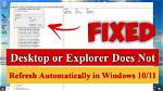 Windows 7 Desktop Does Not Automatically Refresh