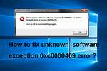 Windows 7 Exception Code: 0Xc0000409