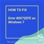 Windows 7 Windows Update Error 80072Efe