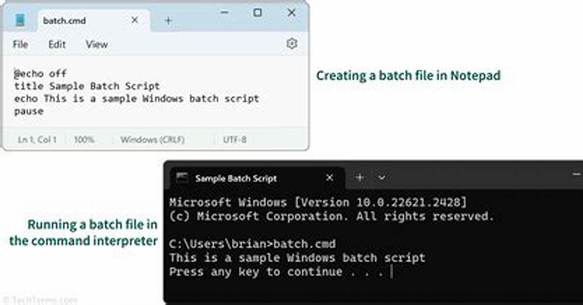 Windows Batch File, Wait for Command to Finish?
