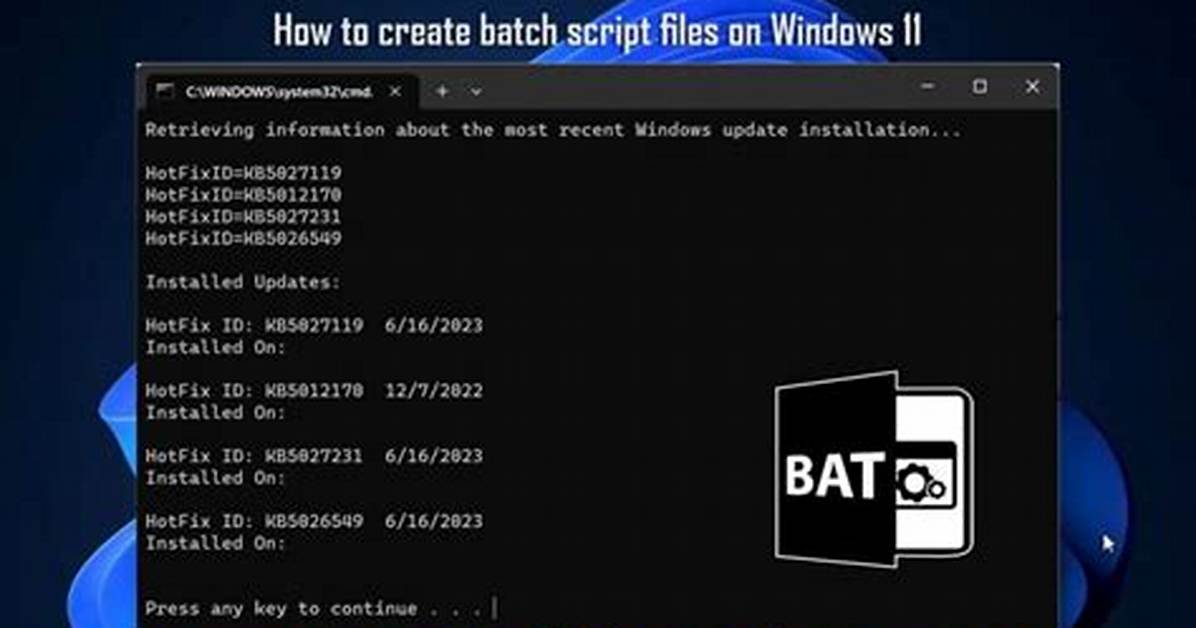 Windows Batch Script to Move Files