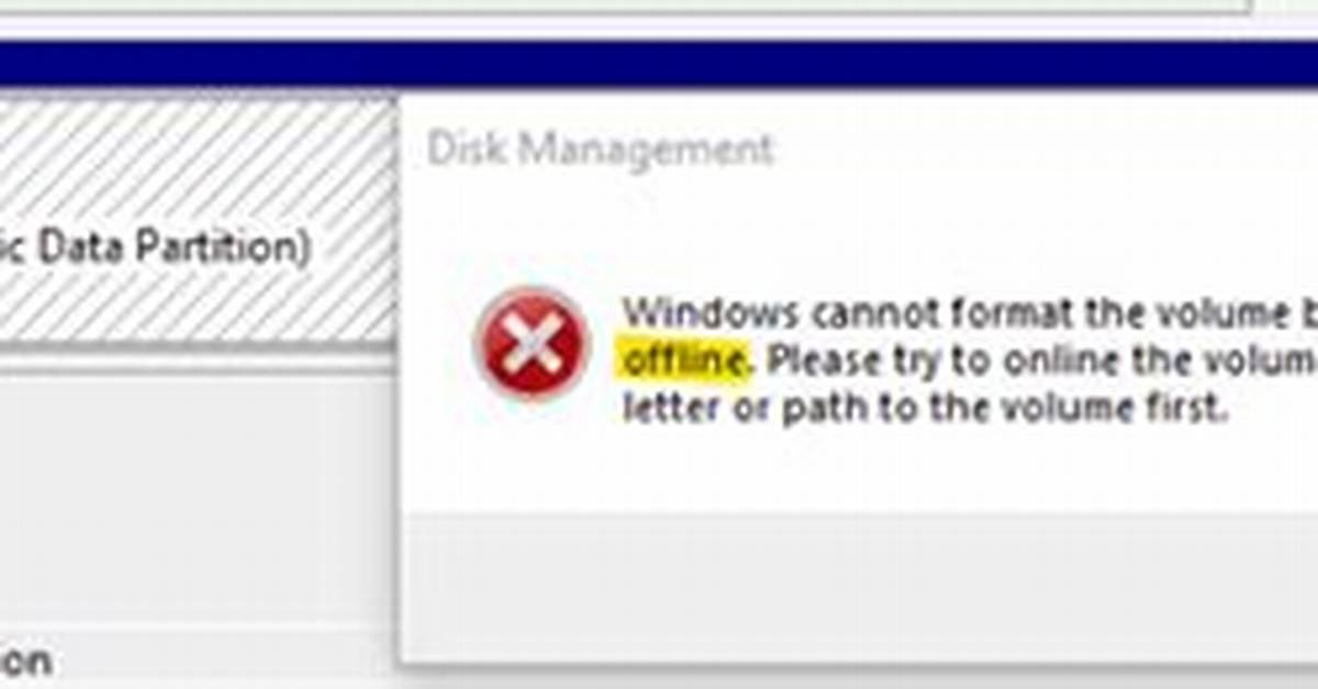 Windows Cannot Format This Drive