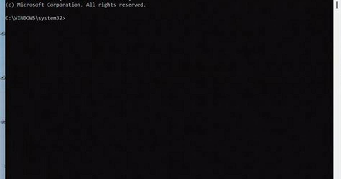 Windows Command Prompt Blink Cursor