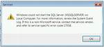 Windows Could Not Start the Sql Server (Mssqlserver) on Local Computer. .. (Error Code 3417)