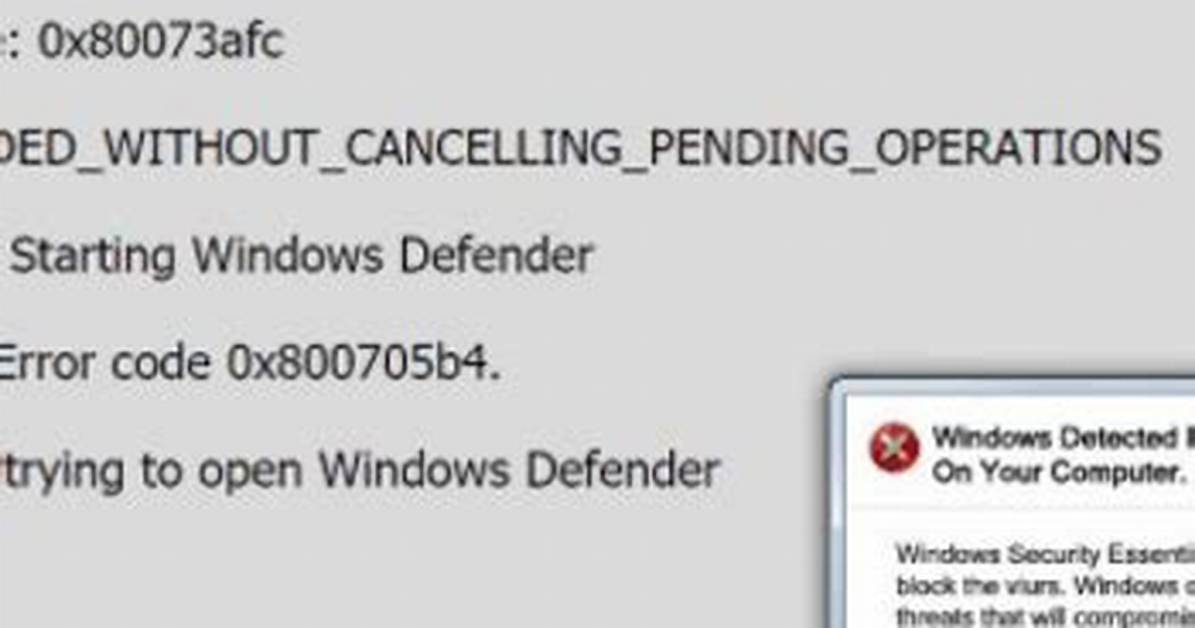 Windows Defender Error Code 0X80073Afc [Full Guide]
