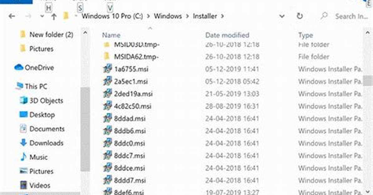 Windows Installer Folder