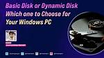 Windows: Is the Term "Basic Disk" the Same as "Simple Volume"?