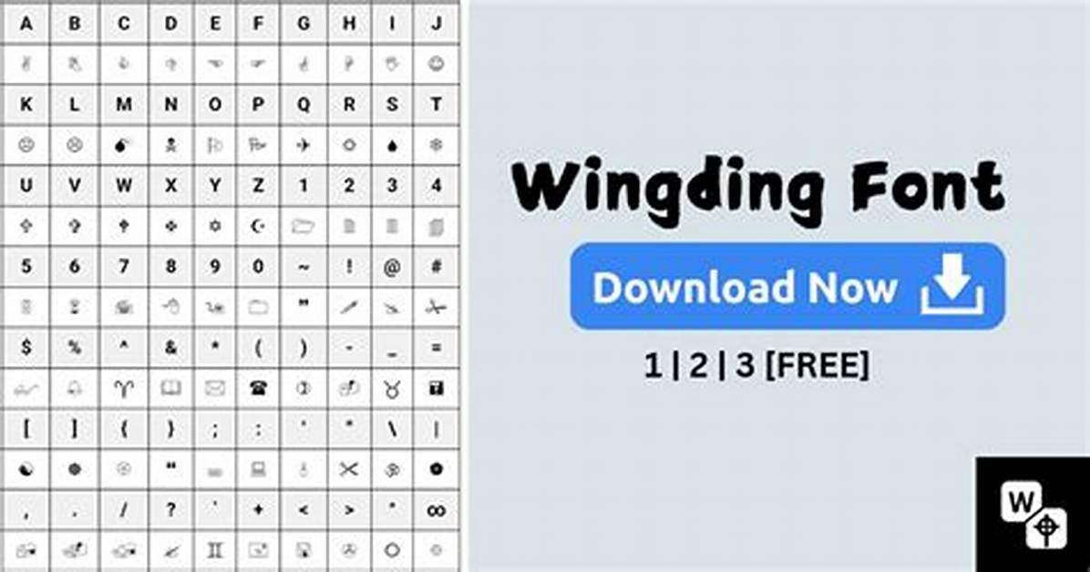 Wing Ding Font