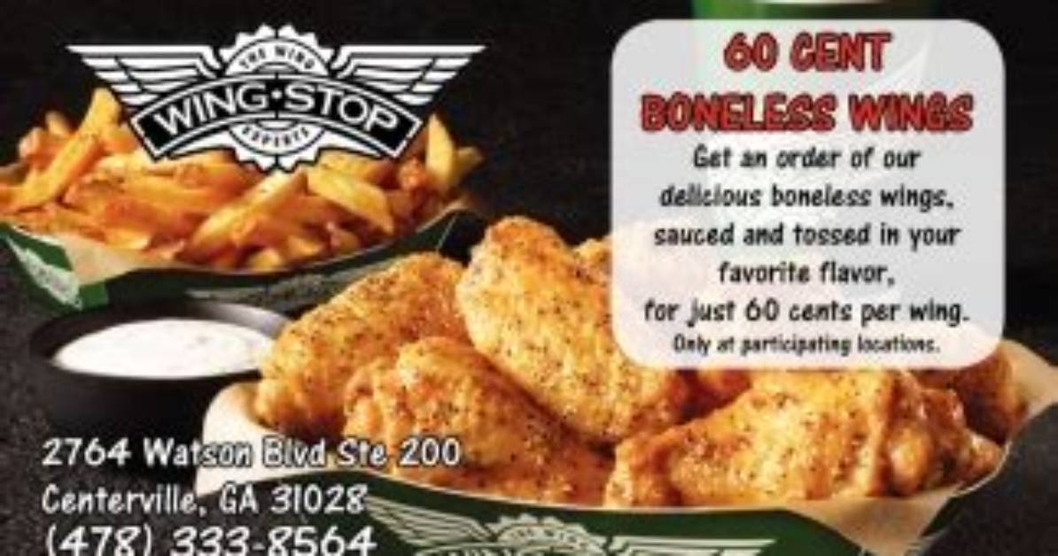 Wingstop 60 Cent Wings