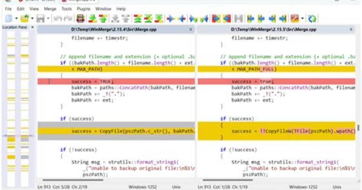 Winmerge & Encoding