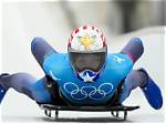 Winter Olympics Sledder