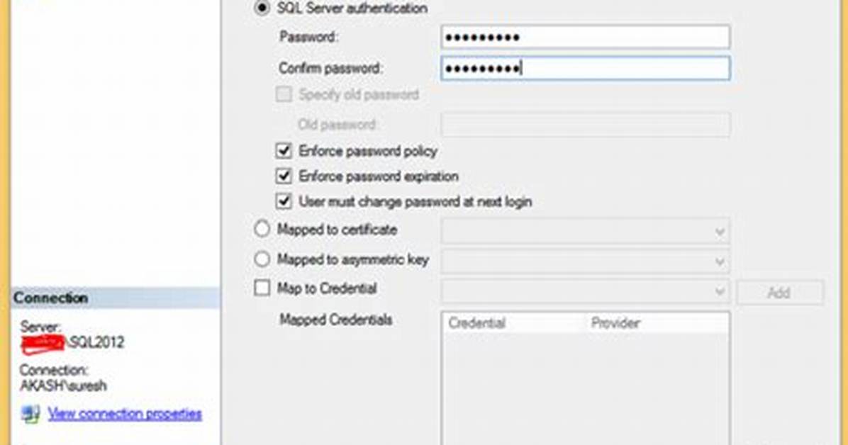 Wix Toolset: Create Sql Login