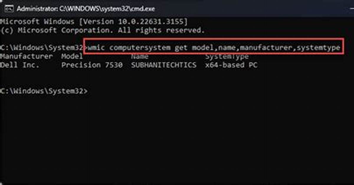 Wmic Query Returning Unexpected Answer?