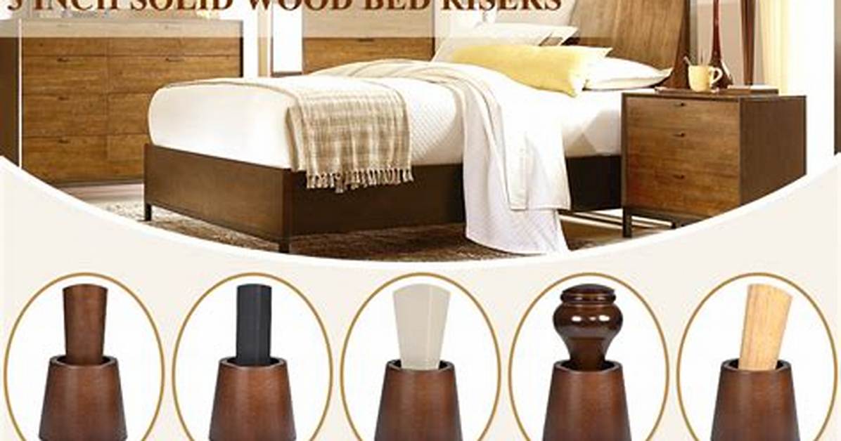 Wooden Bed Risers