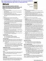 Woods Timer Instructions