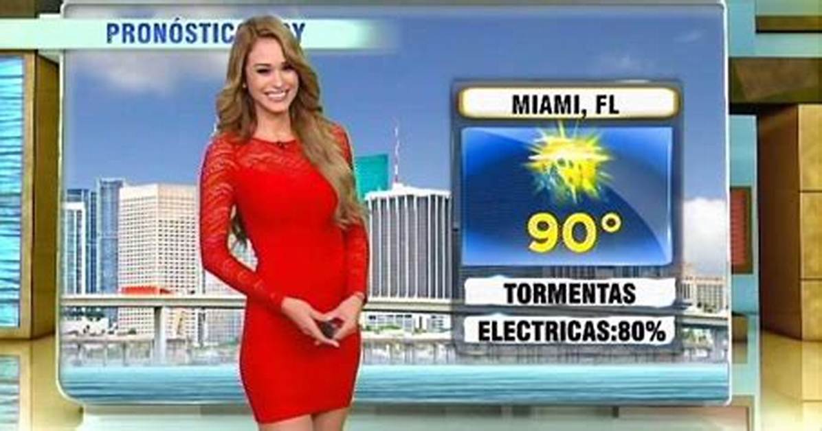 World's Hottest Weather Girl Celebrates with This Insta Pic