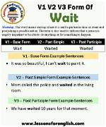 Would Wait or Waited?