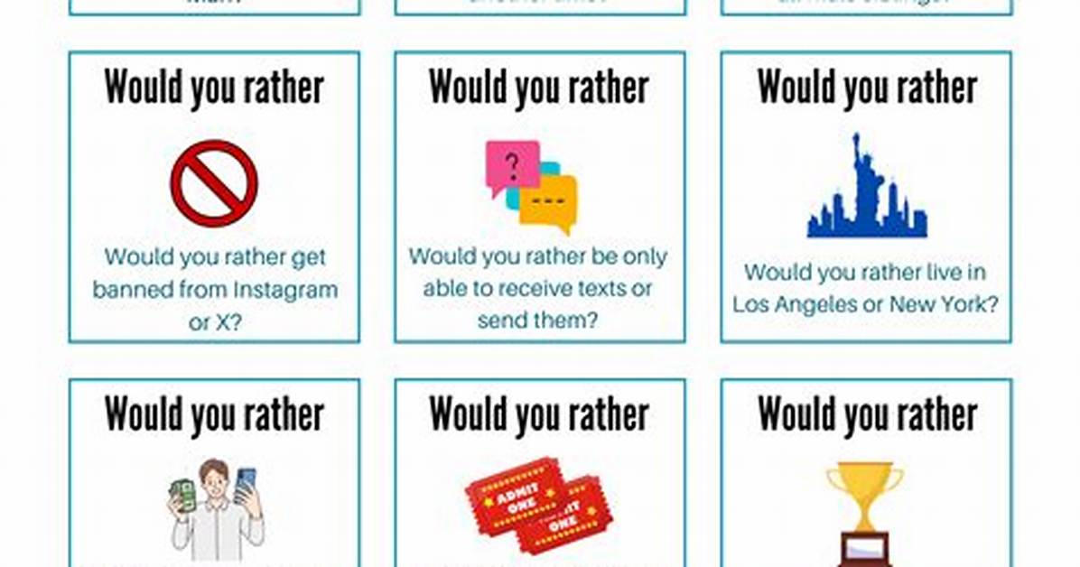 Would You Rather as?