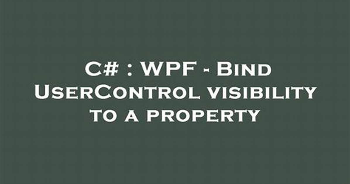Wpf Bind to Itself