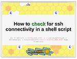 Write a Shell Script to Ssh to a Remote Machine and Execute Commands