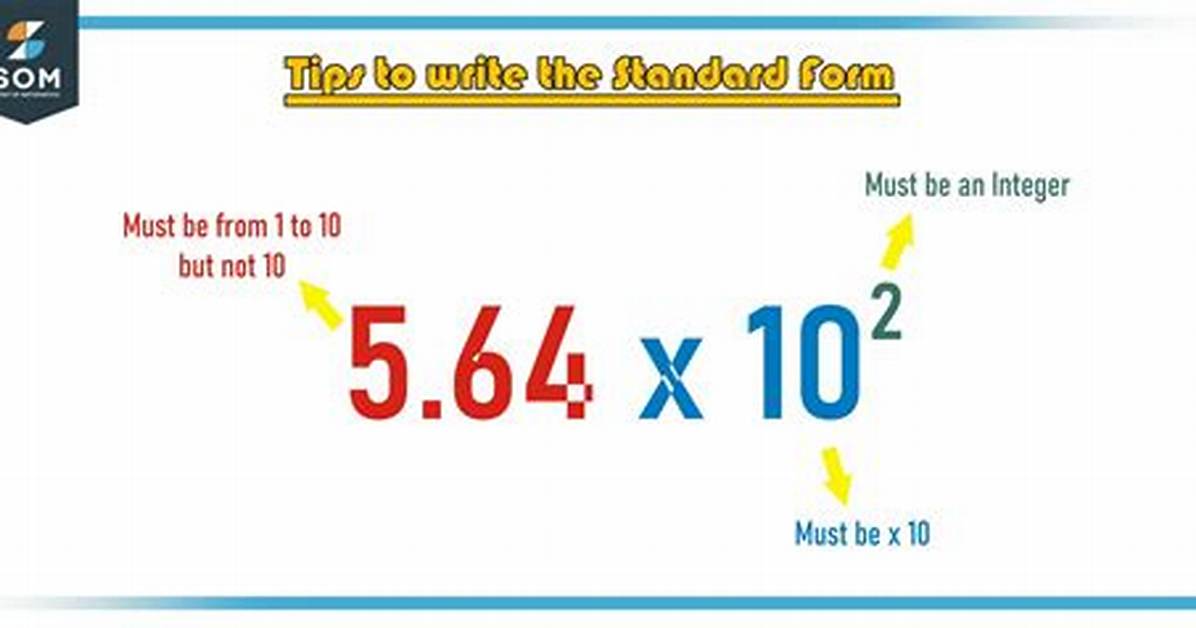 Write in Standard Form