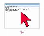Writing Php In