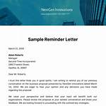 Written Reminder