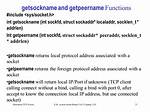 Wsaefault Error When Use Getsockname Function