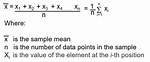 X Bar Statistics