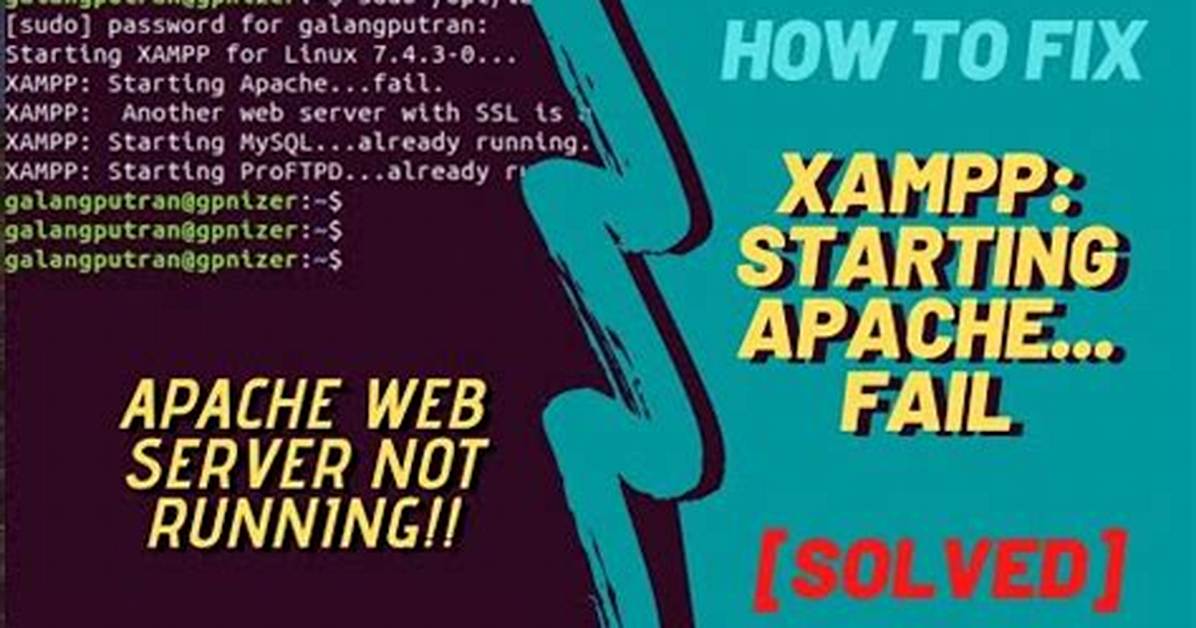 Xampp: Starting Apache. .. Fail [Duplicate]