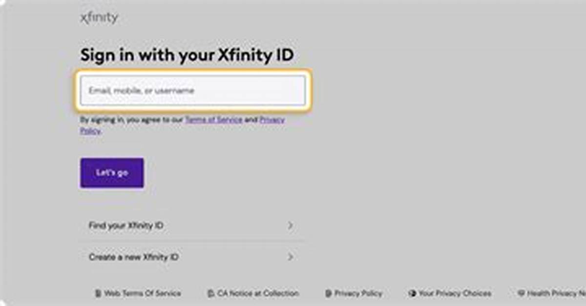 Xfinity Email. Com