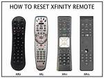 Xfinity Remote Reset