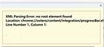 Xml Parsing Error: No Root Element Found Location in Console Ff