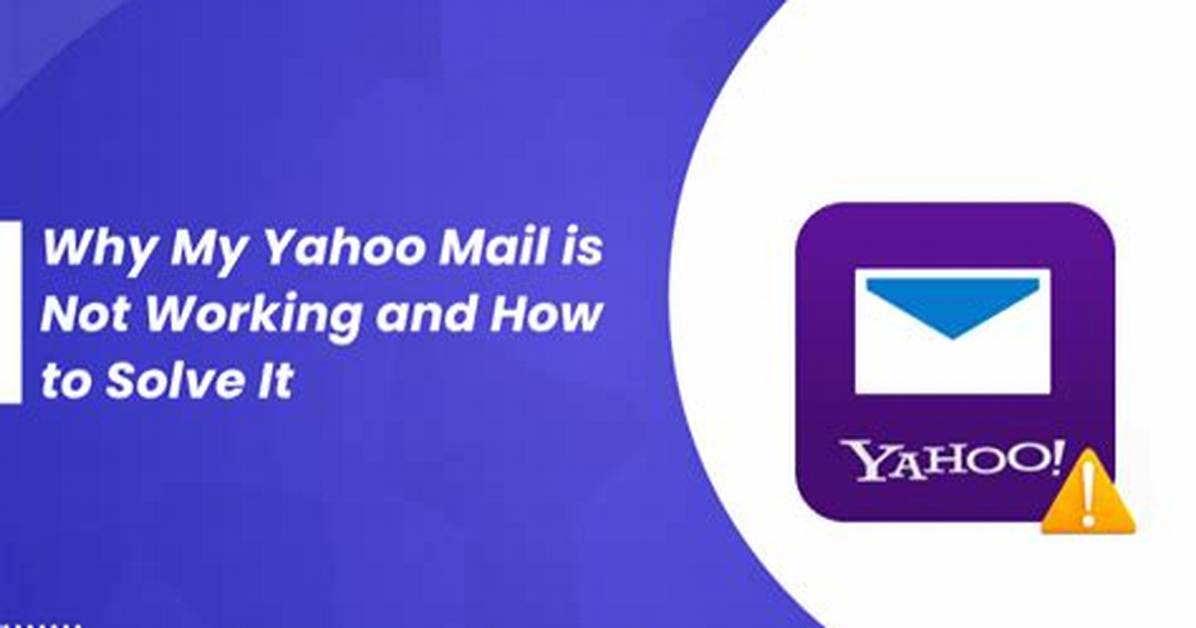 Yahoo Not Working