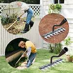 Yard Work Tool with Teeth