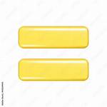 Yellow Equal Sign