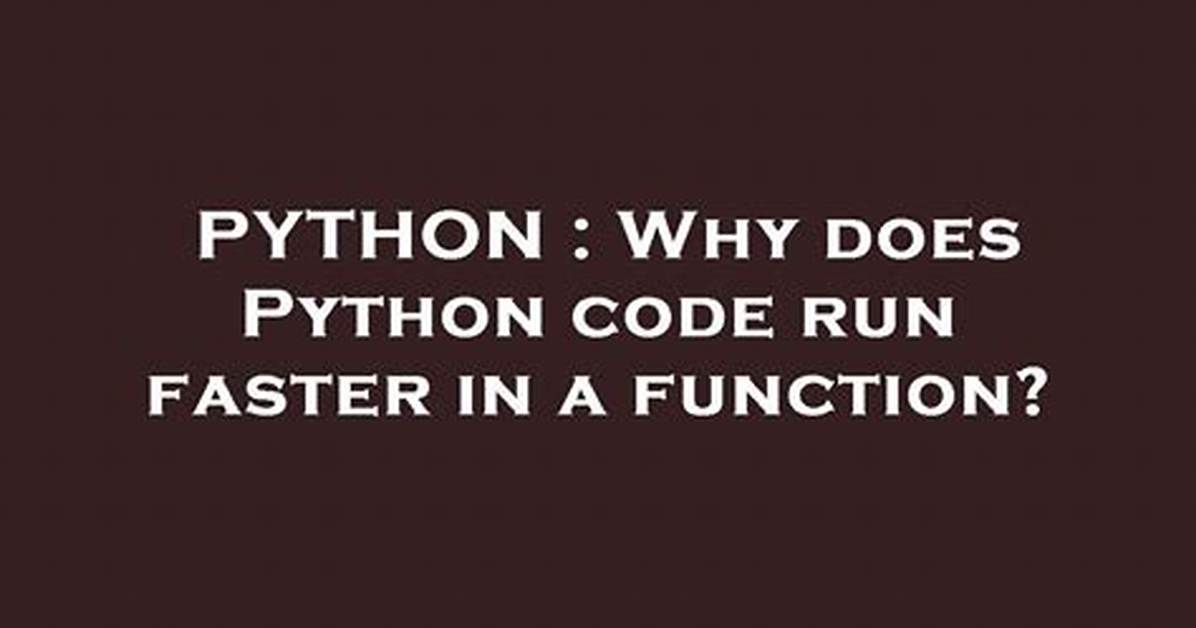 Your Question: Does Python Run Faster on Linux?