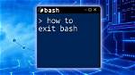 Your Question: How Do I Access Bash in Windows 10?