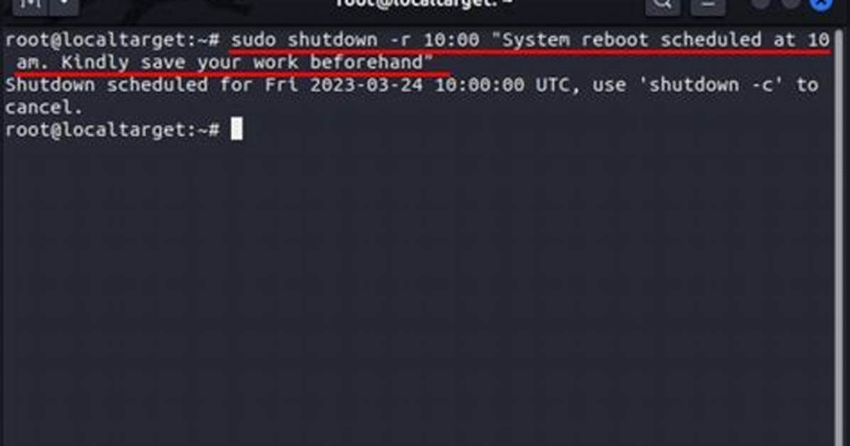 Your Question: How Does Linux Reboot Work?