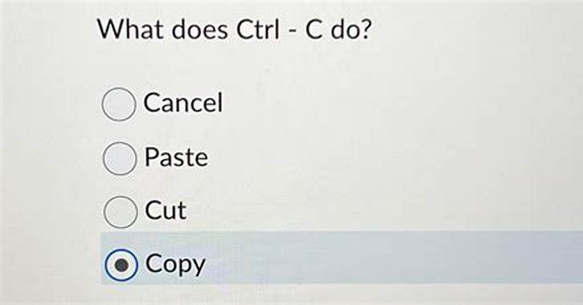 Your Question: What Does Ctrl C Do in Linux?