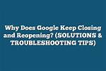Your Question: Why Does Google Keep Shutting Down on My Android Phone?