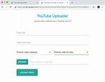 Youtube Uploader?
