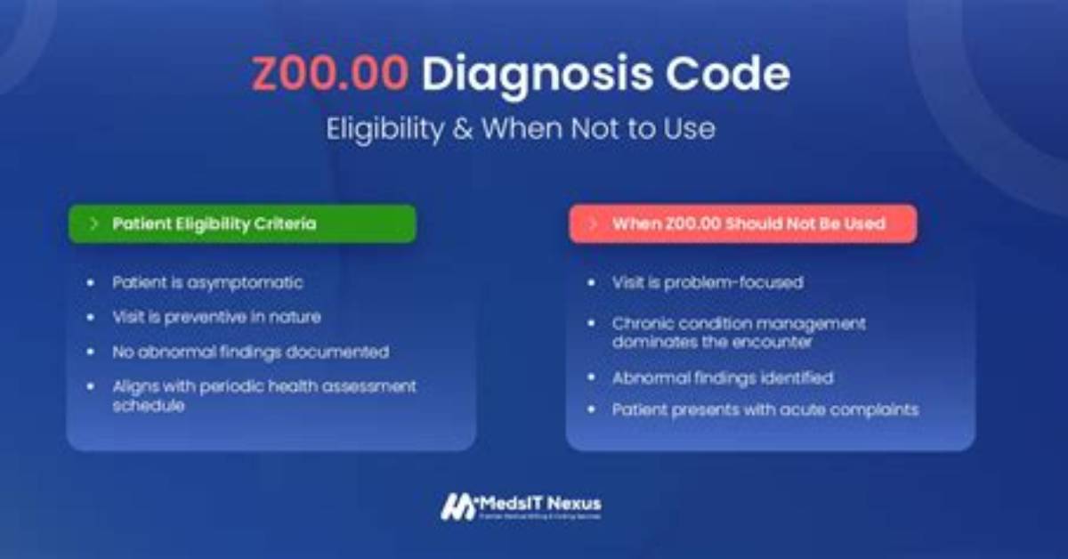 Z00 00 Diagnosis Code