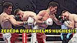 Zepeda Overwhelms Hughes with Intense Pressure, Earns Title Shot