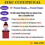 Zero and First Conditional