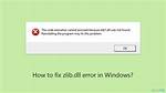 Zlib Error Webkit